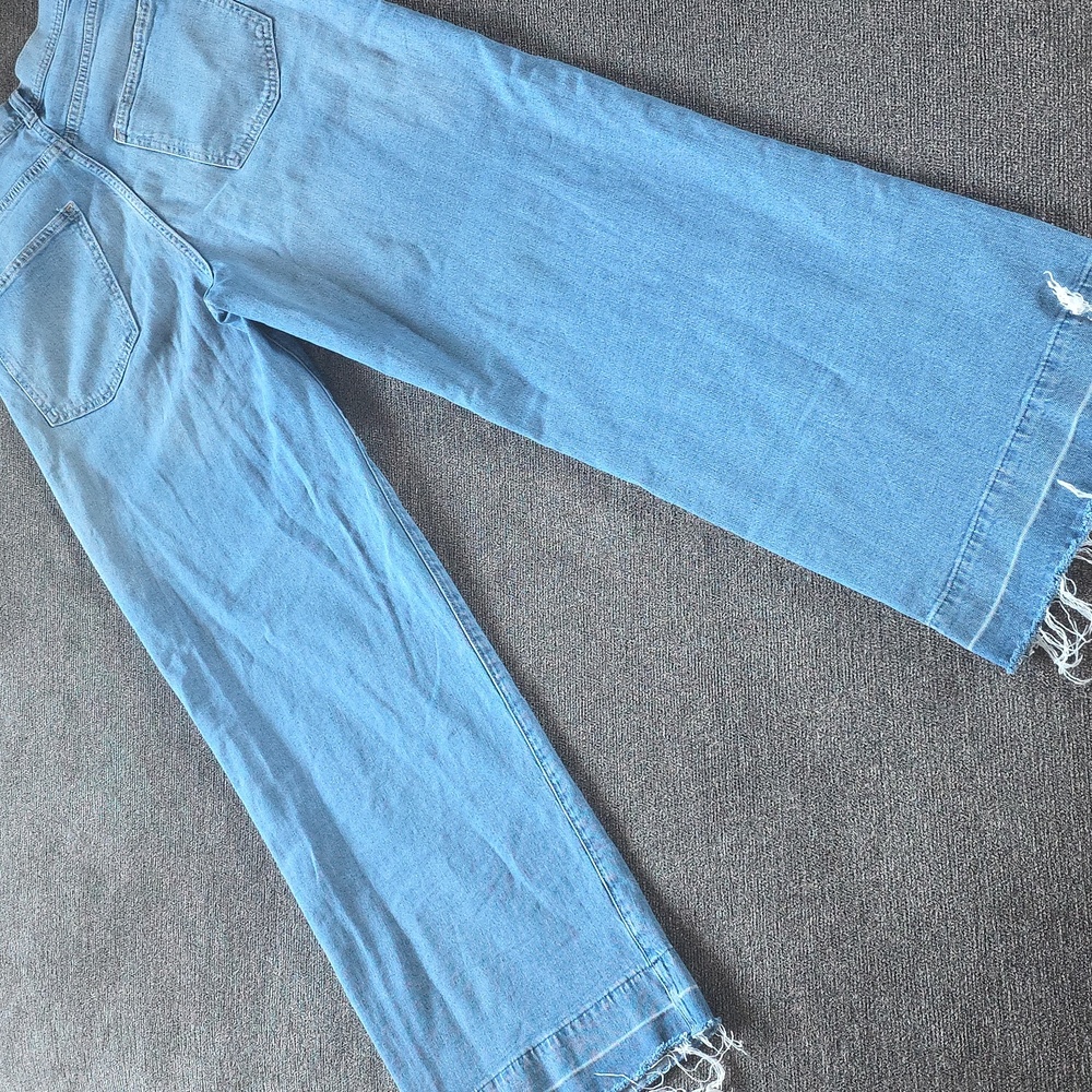 GAP Women's Trouser High Rise Light Blue Jeans - Picture 4 of 4